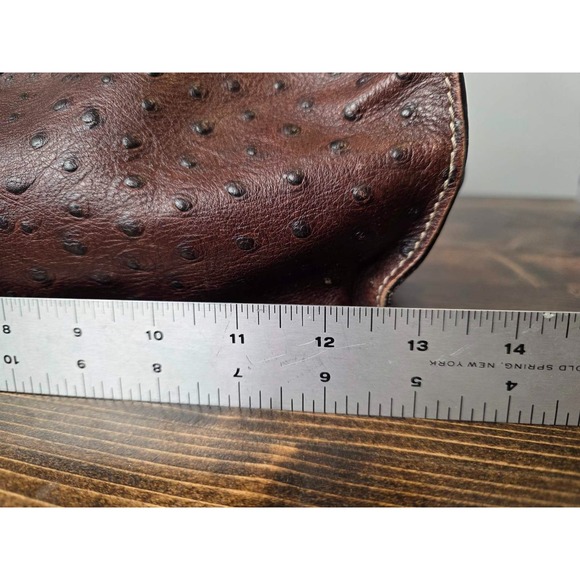 Claudia Firenze Brown Leather Handbag /Shoulder Bag Purse Italy - Picture 10 of 16